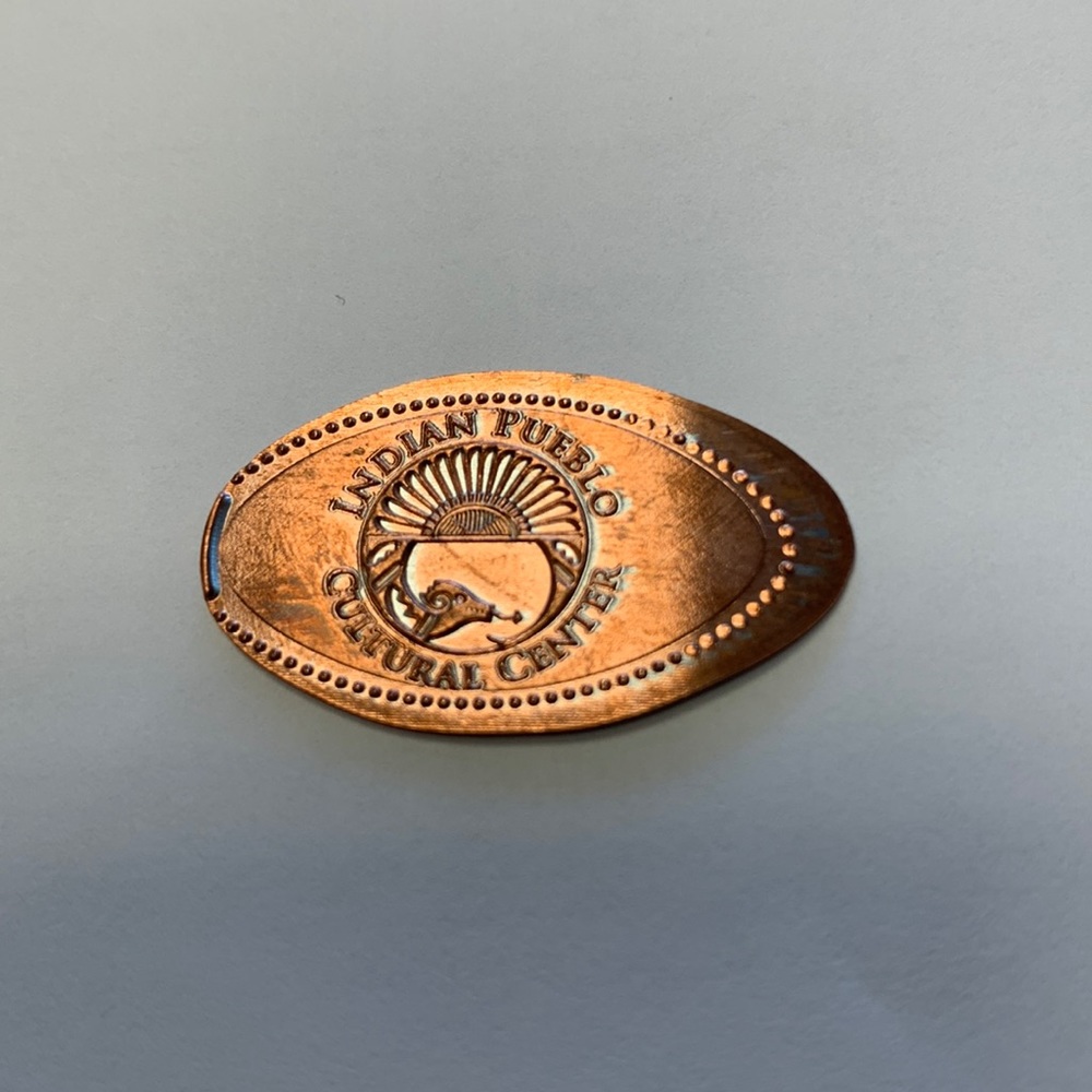 Elongated coin/ Squished Penny -- indian pueblo cultural center Albuquerque, NM - Picture 1 of 1